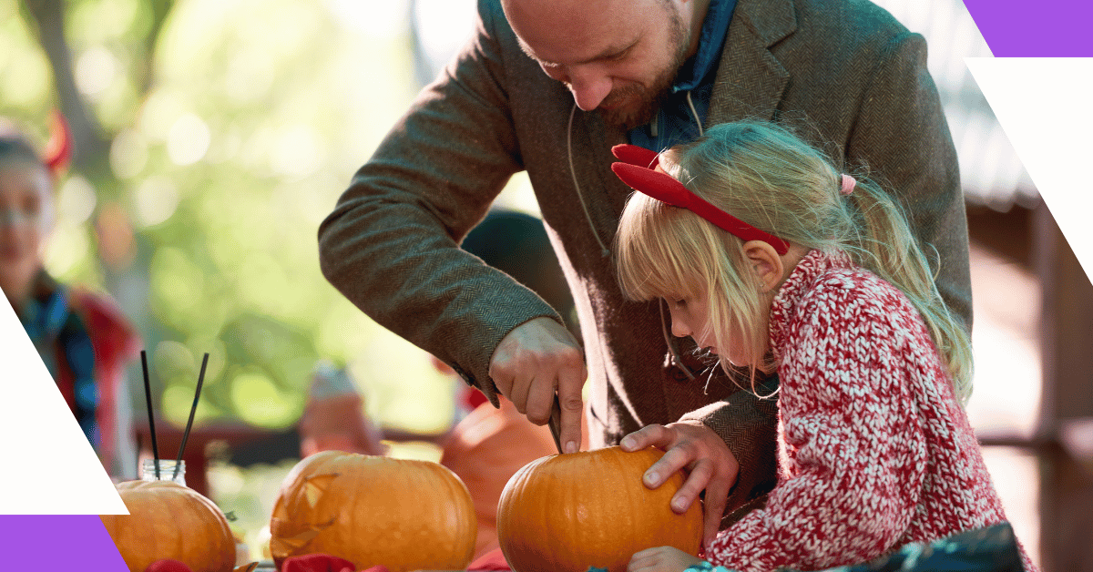 How to enjoy autumn in the UK carving pumpkins