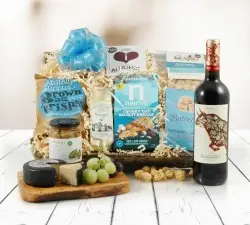 Luxury Gluten-Free Hamper | with Wine & Cheese