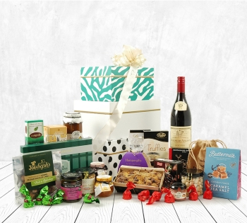 Corporate Christmas Hampers | Business Christmas Gifts | Hampergifts - Deluxe Christmas Tower - Award-Winning Wine & Food 