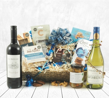 Corporate Christmas Hampers | Business Christmas Gifts | Hampergifts - Christmas Sapphire - Award-Winning Food & Wine Hamper